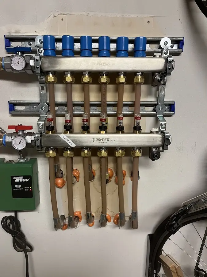 Plumber performing Leak Detection at a residential property in Madison